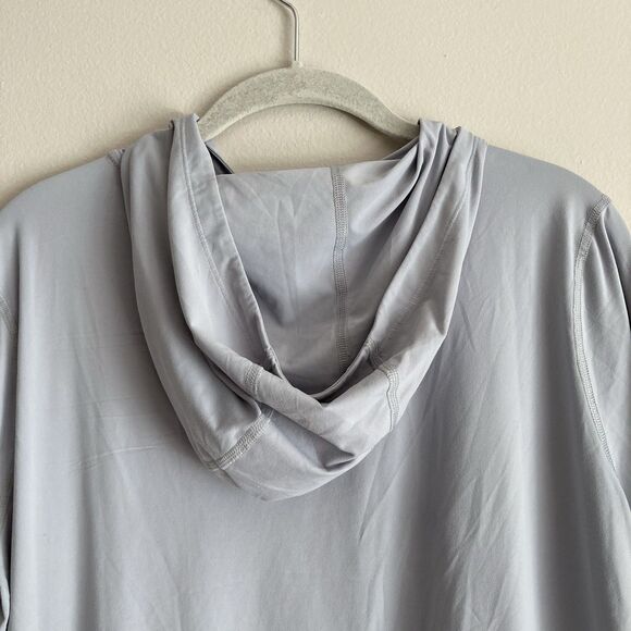 Mountain Hardwear Womens Gray Crater Lake Hoody Size Large Lightweight Active - Picture 7 of 10